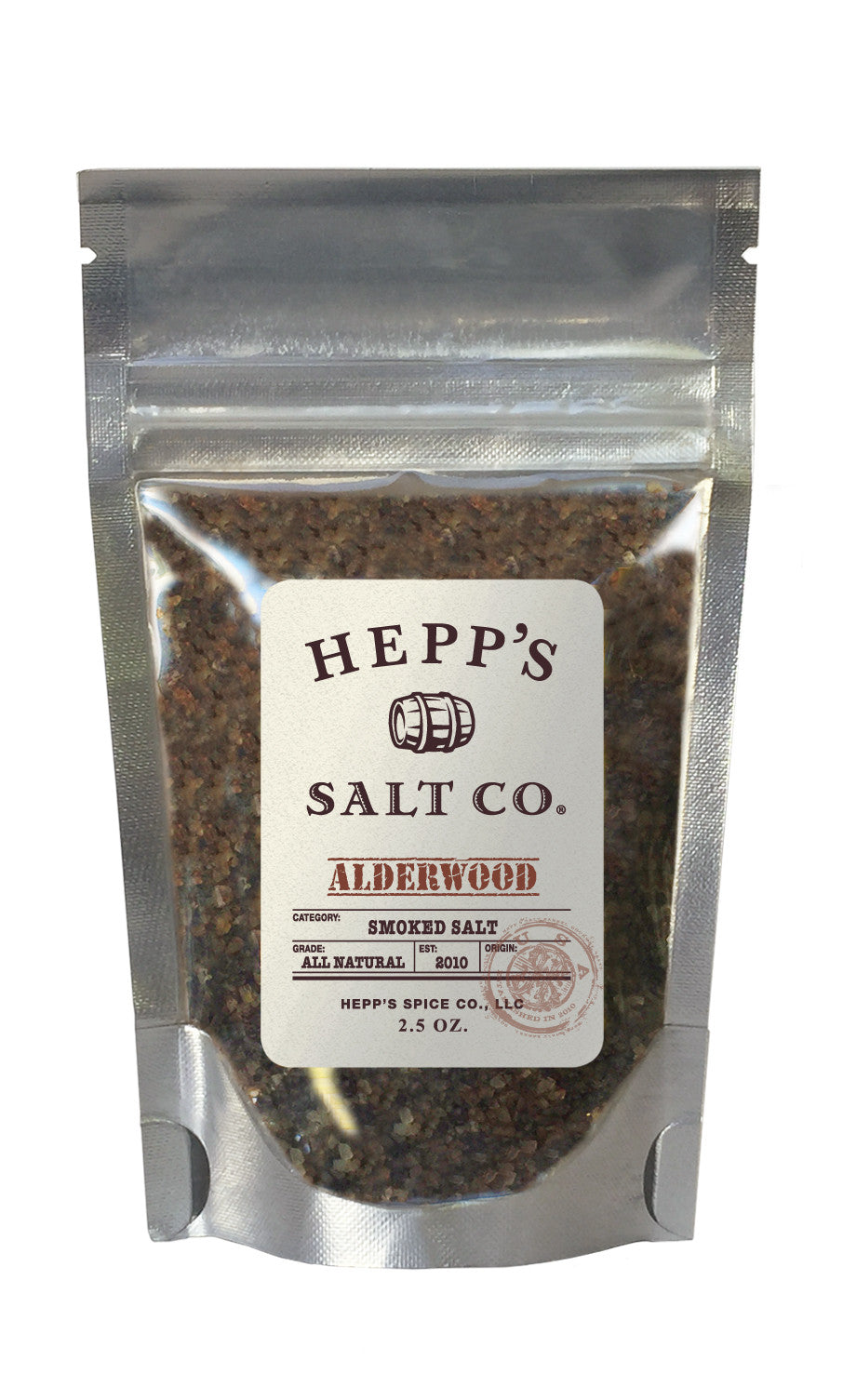 Alderwood Smoked Sea Salt - HEPPS SALT CO.