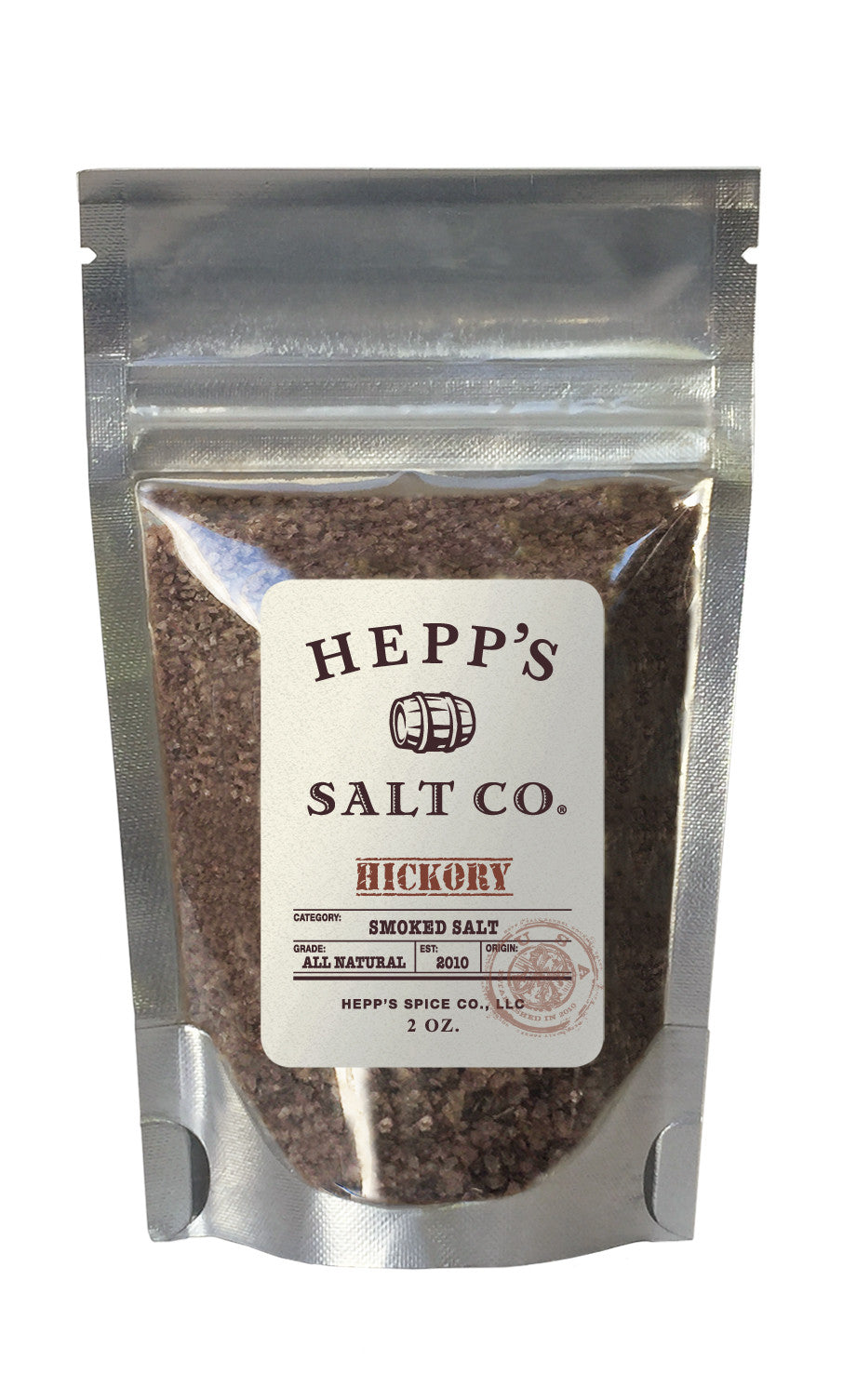 Hickory Smoked Sea Salt - HEPPS SALT CO.