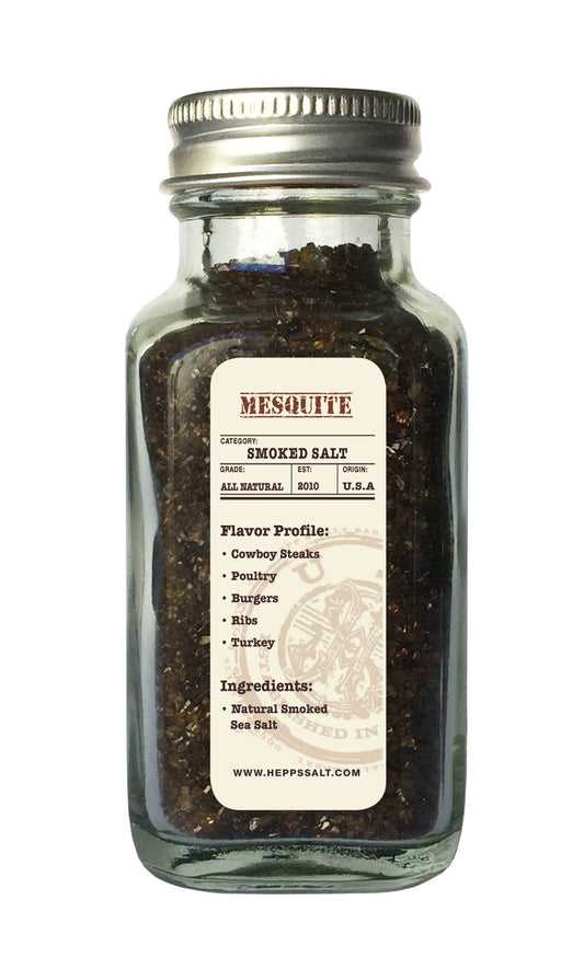 Mesquite Smoked Sea Salt - HEPPS SALT CO.