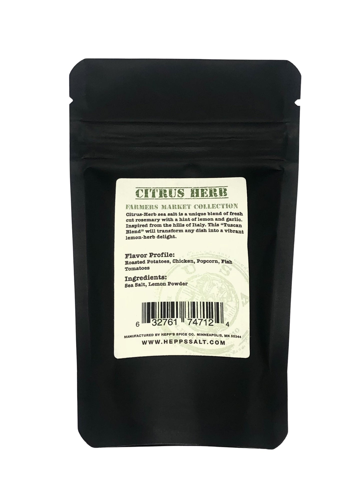 Citrus Herb Sea Salt - HEPPS SALT CO.