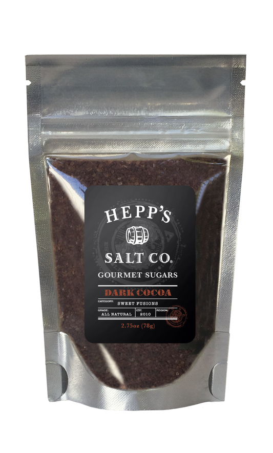 Dark Cocoa Cane Sugar - HEPPS SALT CO. 